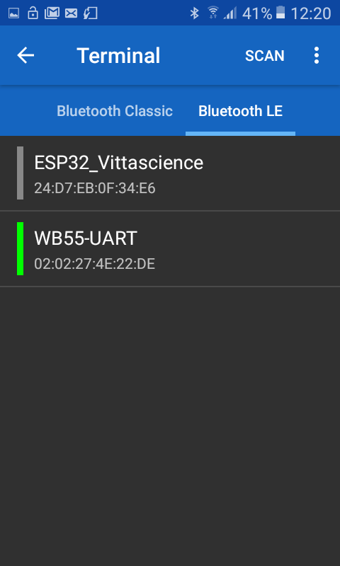 wb55 phone BT app 