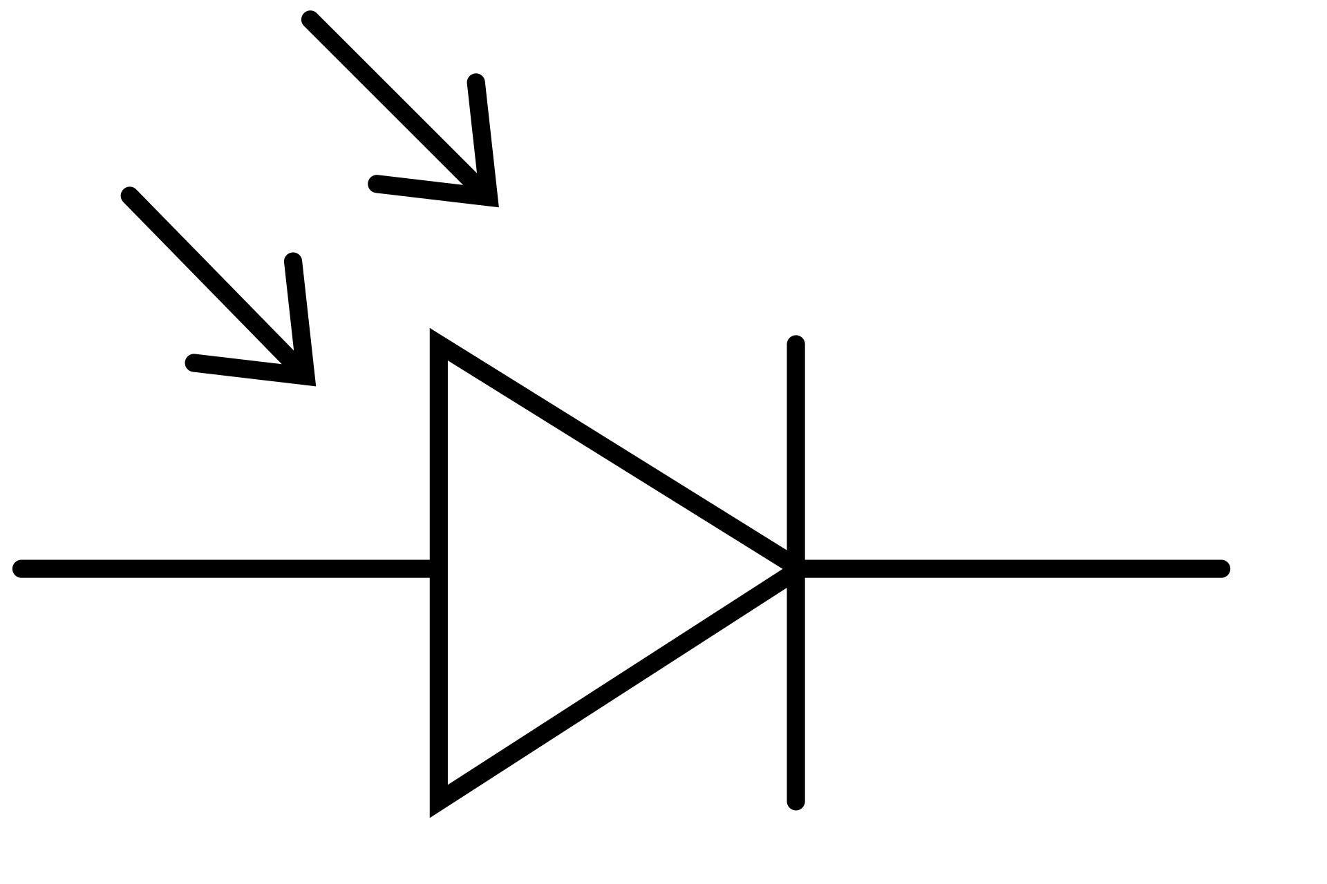 symbole photodiode 