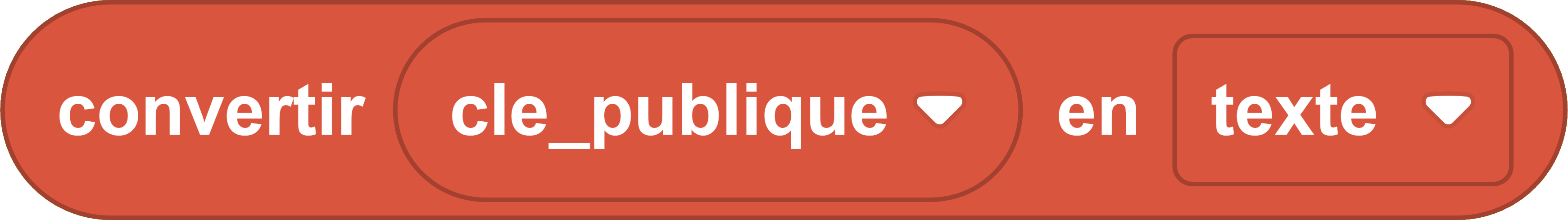 bloc conversion texte 