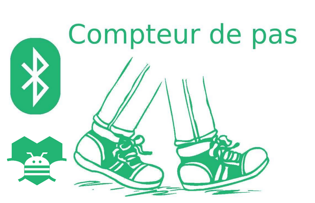 Compteur de pas Bluetooth avec micro:bit